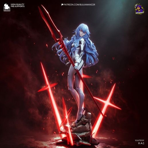 Ayanami Rei Asuka statua da collezione IceBreaker Series