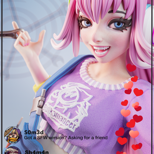 Safie the Industrial NSFW Catgirl Joke statua da collezione IceBreaker Series