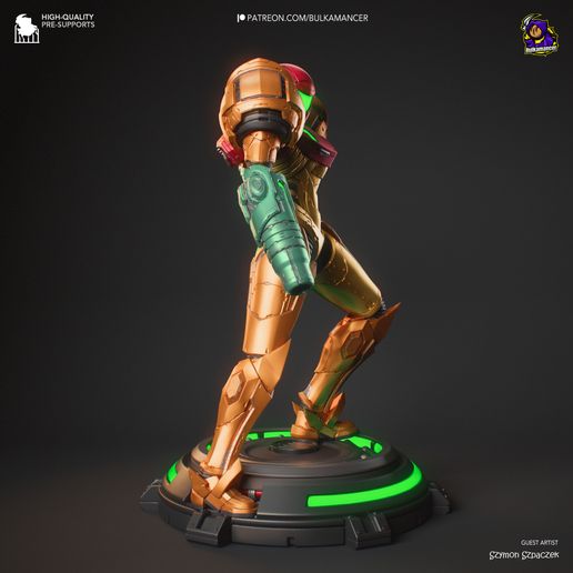Samus Aran Metroid statua da collezione IceBreaker Series