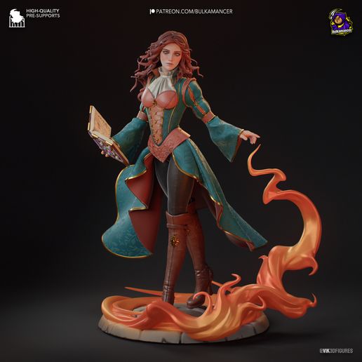 Triss Merigold The Witcher statua da collezione IceBreaker Series