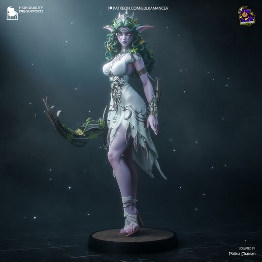 Tyrande Whisperwind Warcraft statua da collezione IceBreaker Series