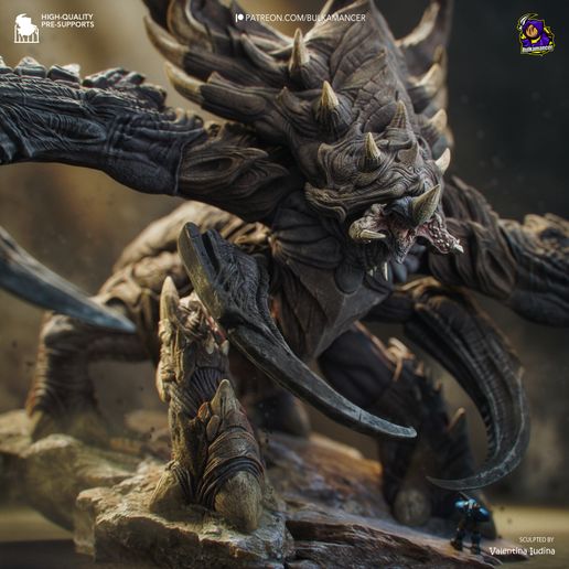 Ultralisk Sci-Fi statua da collezione IceBreaker Series