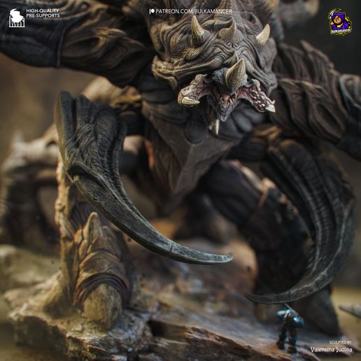 Ultralisk Sci-Fi statua da collezione IceBreaker Series