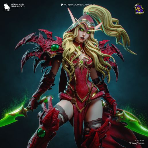 Valeera World of Warcraft statua da collezione IceBreaker Series