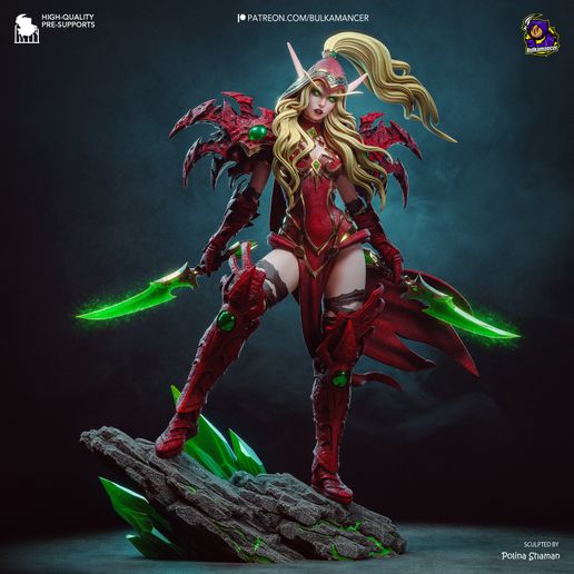 Valeera World of Warcraft statua da collezione IceBreaker Series