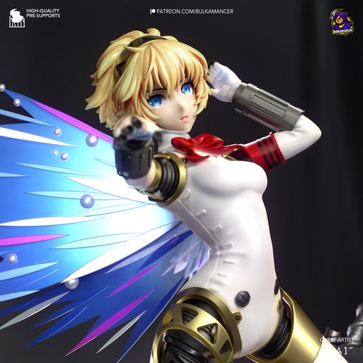 Aigis Persona 3 Reload statua da collezione IceBreaker Series