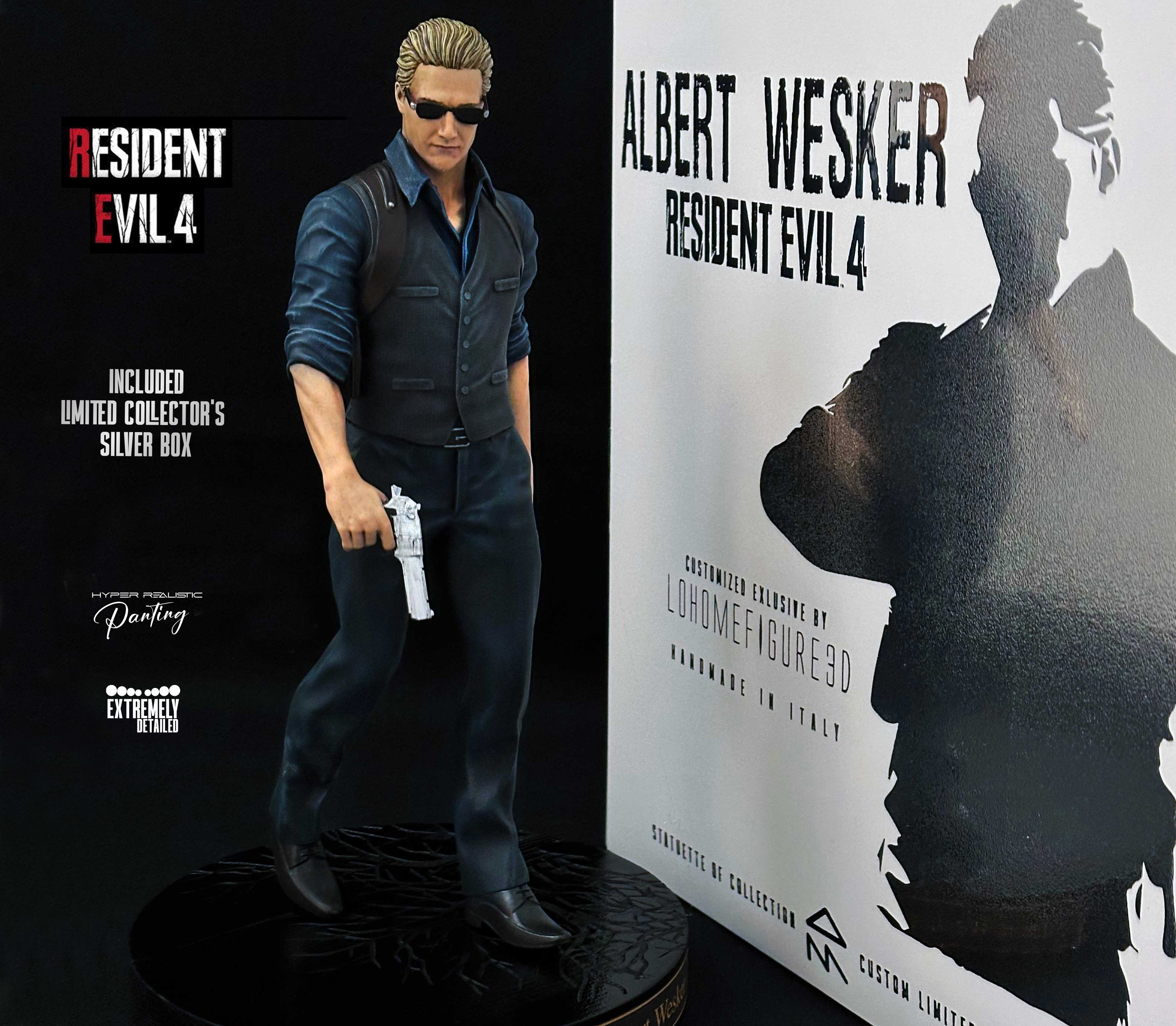 Albert Wesker Statua da collezione - Resident Evil Figure esclusiva Real Game Color - scala 1:6