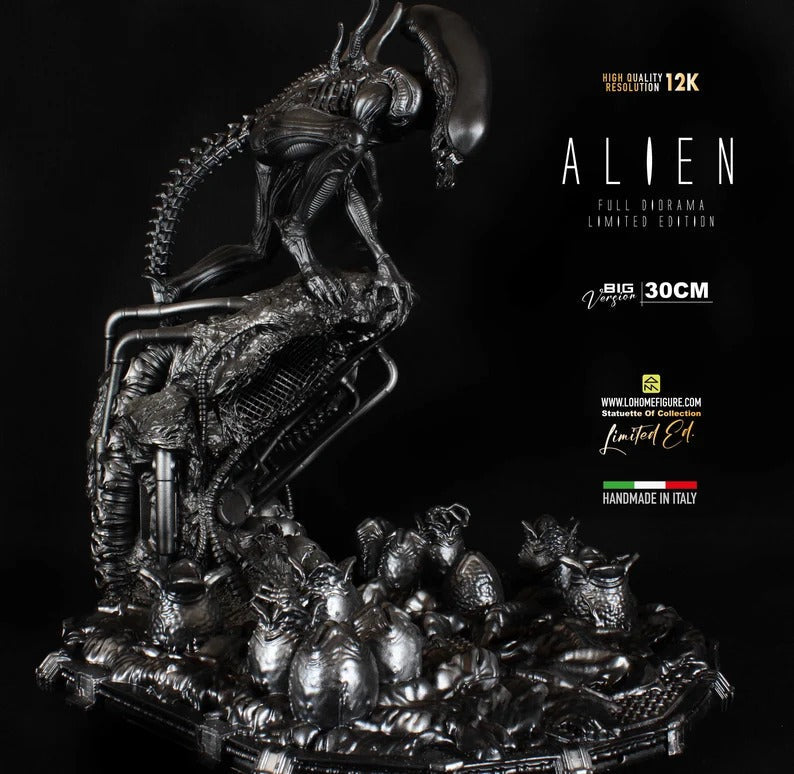 Alien Diorama con LED - Xenomorph Figure - Statua da collezione esclusiva - Limited Edition