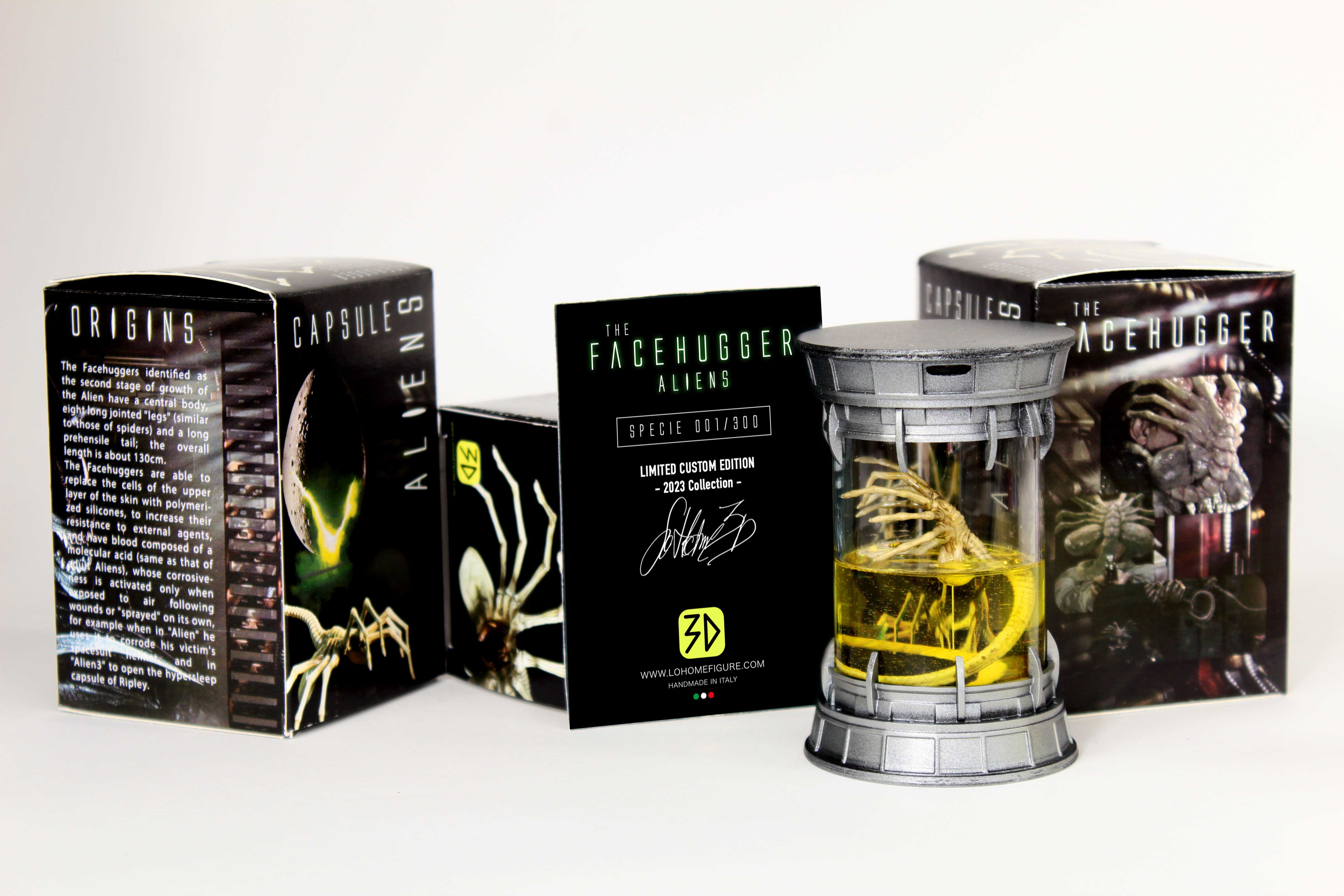 Alien FaceHugger in Capsula da collezione - Action Figure - Limited Edition