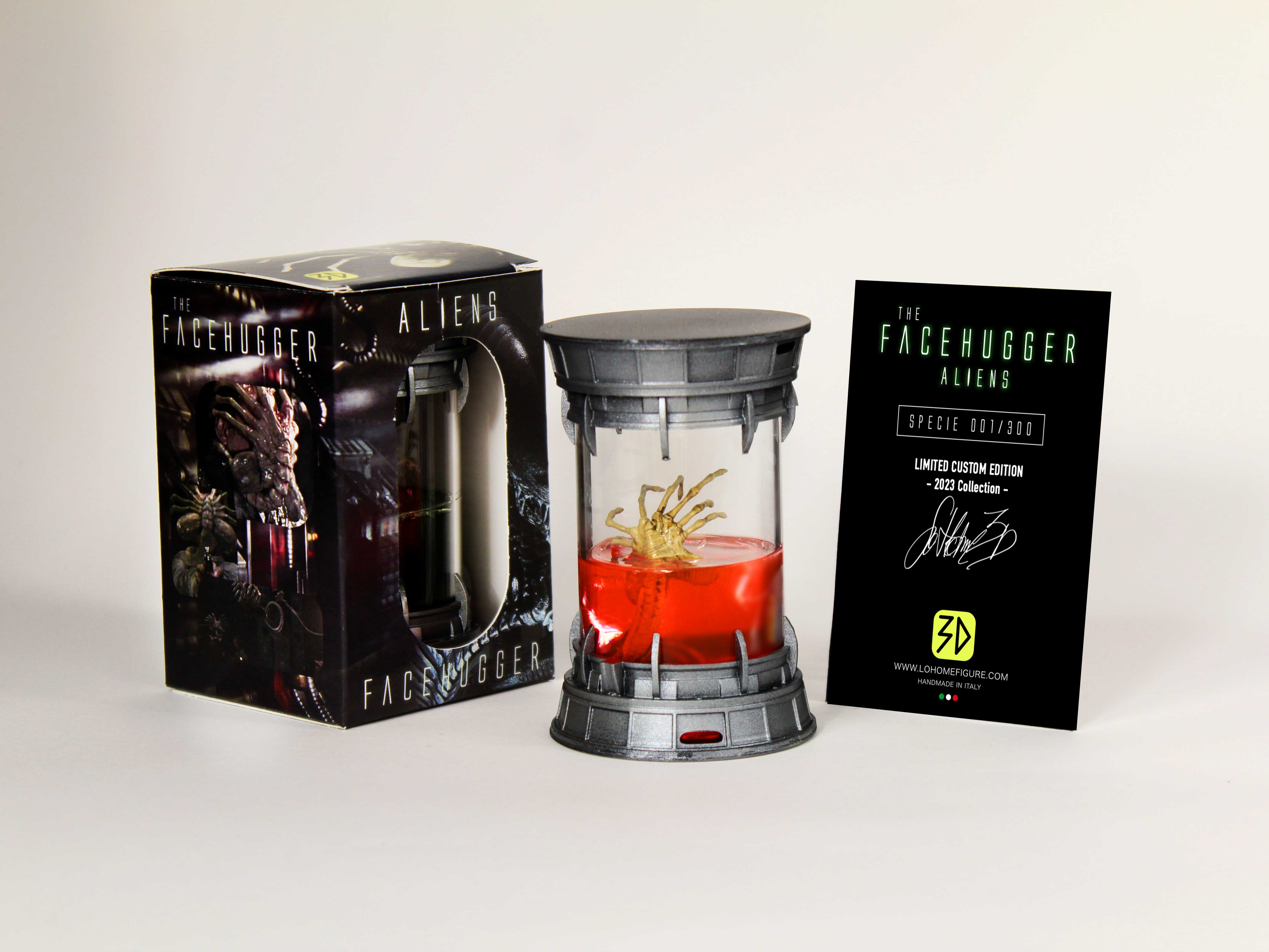 Alien FaceHugger in Capsula da collezione - Action Figure - Limited Edition