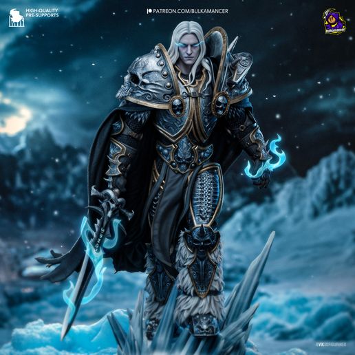 Arthas World of Warcraft statua da collezione IceBreaker Series