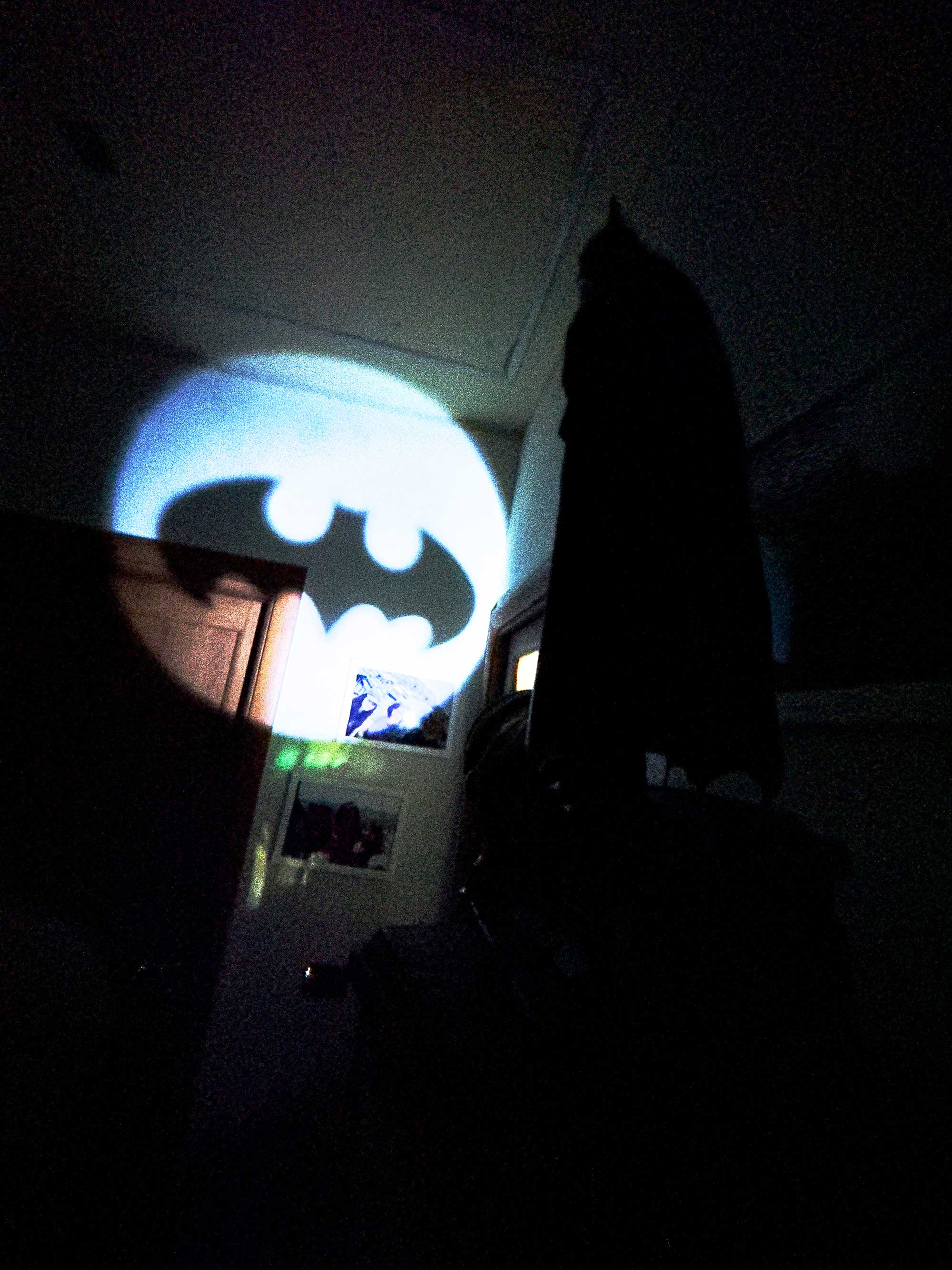 Batman Statua da collezione - DC Comics Figure con lampada LOGO - Michael Keaton Real Cinematic Color - scala 1:6