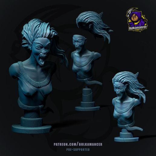 Bruxa (Witcher Series) Bust Version statua da collezione IceBreaker Series