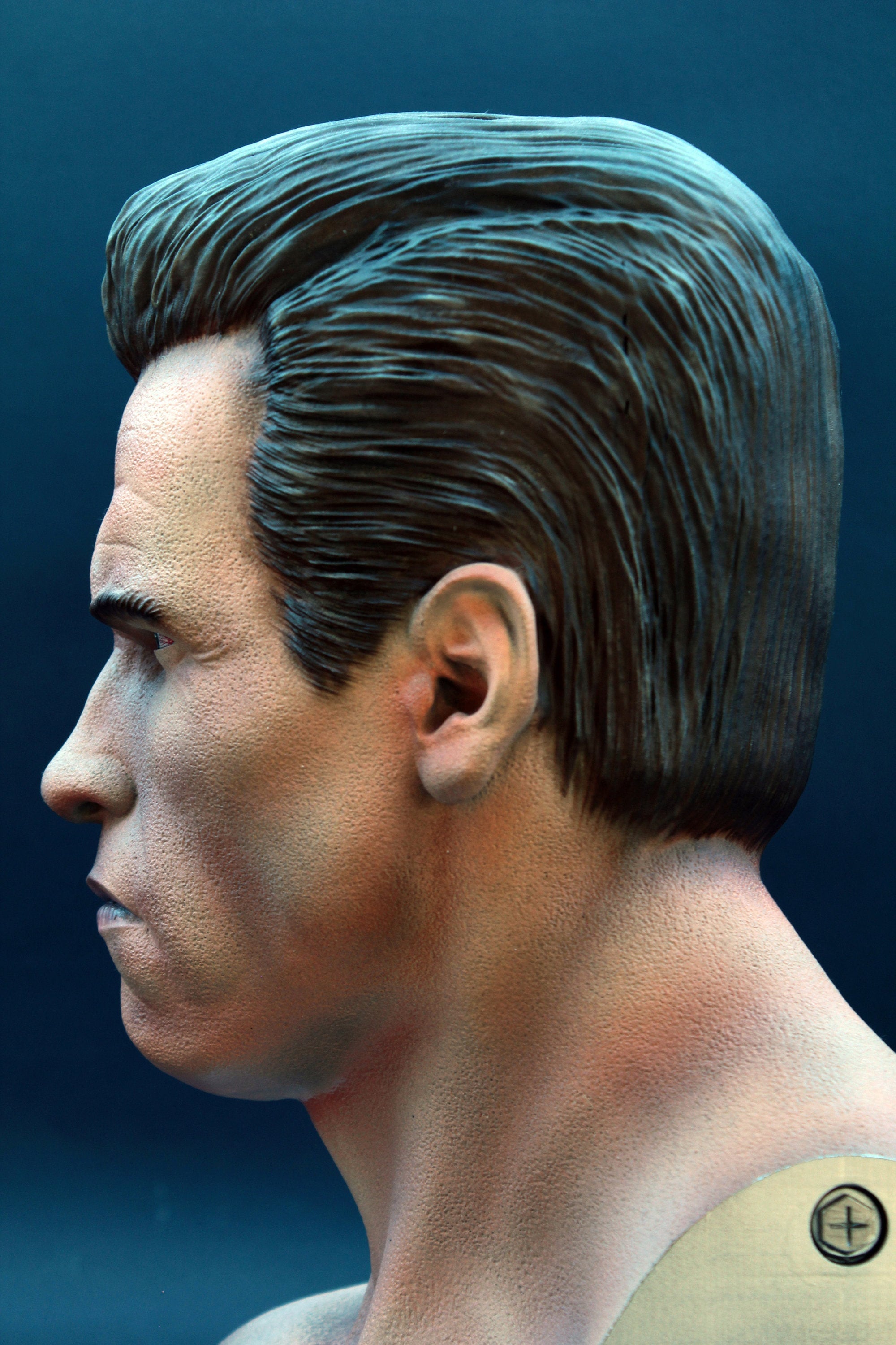 Terminator Statua da collezione - Busto T-800 - Arnold Schwarzenegger Figure Real Cinematic Color - scala 1:2