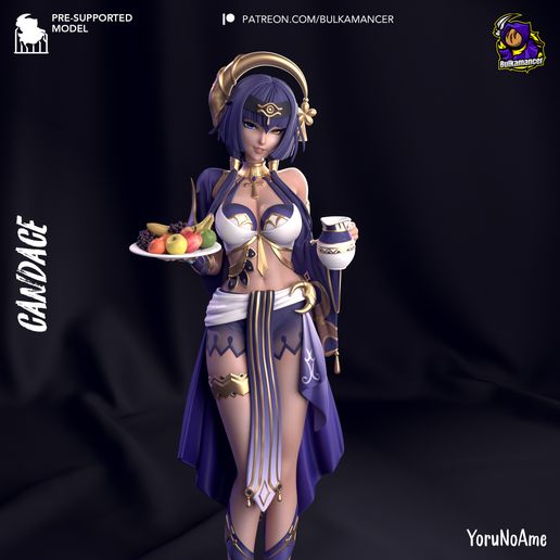 Candace Genshin Impact statua da collezione IceBreaker Series