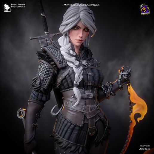Ciri (Stylized) The Witcher 4 statua da collezione IceBreaker Series