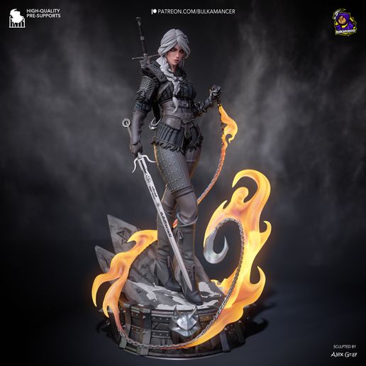 Ciri (Stylized) The Witcher 4 statua da collezione IceBreaker Series