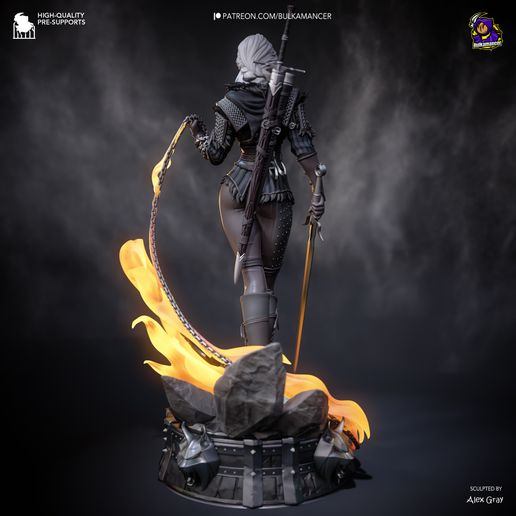 Ciri (Stylized) The Witcher 4 statua da collezione IceBreaker Series