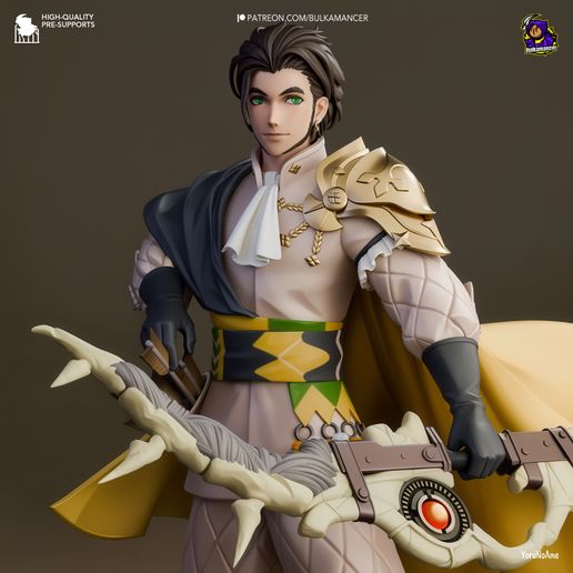 Claude Fire Emblem: Three Houses statua da collezione IceBreaker Series