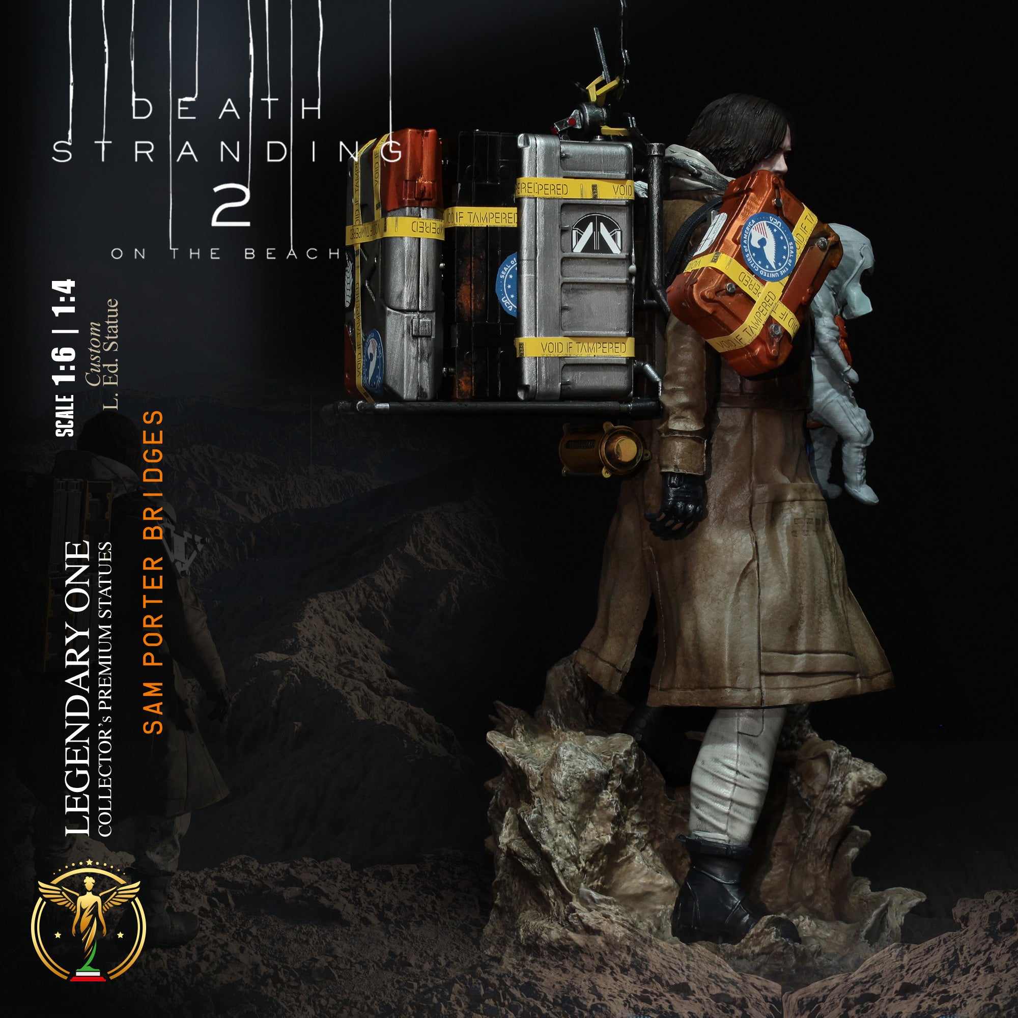 Sam Porter Bridges Statua da collezione esclusiva - Death Stranding 2: On the Beach Figure