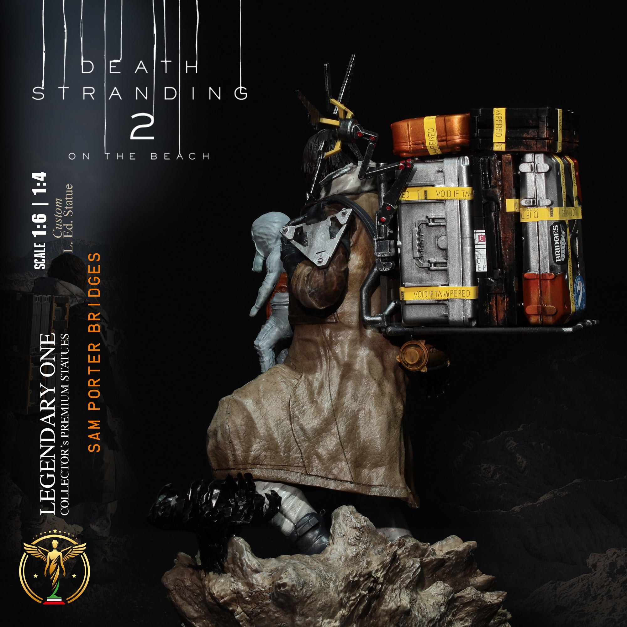 Sam Porter Bridges Statua da collezione esclusiva - Death Stranding 2: On the Beach Figure