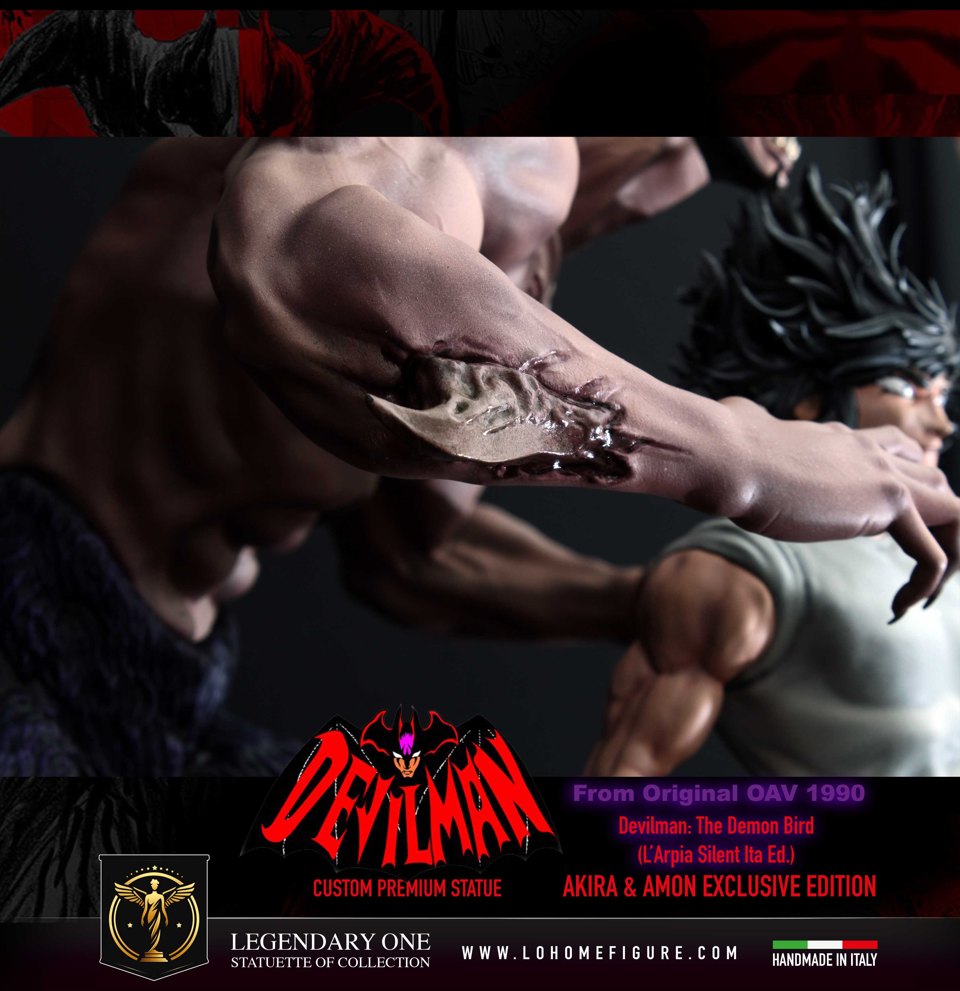 Devilman Statua da collezione - Akira e Amon Figure - scala 1:4