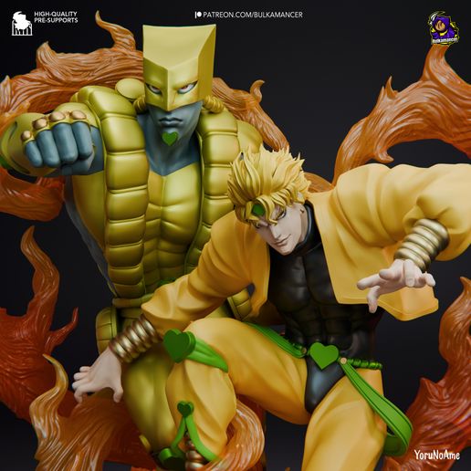 Dio and the World Jojo's Bizarre Adventure statua da collezione IceBreaker Series