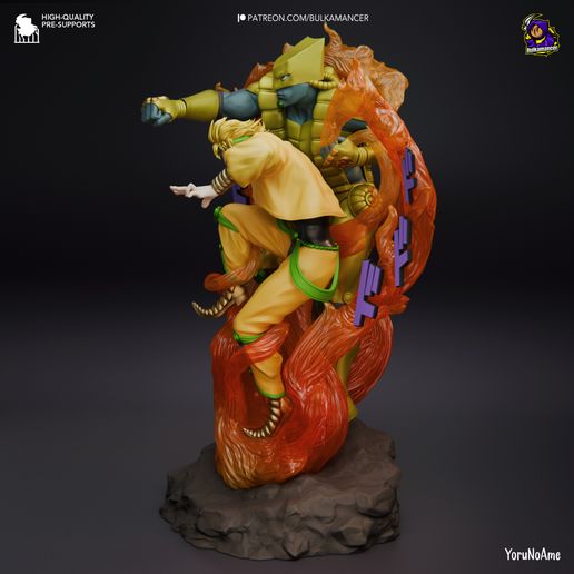 Dio and the World Jojo's Bizarre Adventure statua da collezione IceBreaker Series