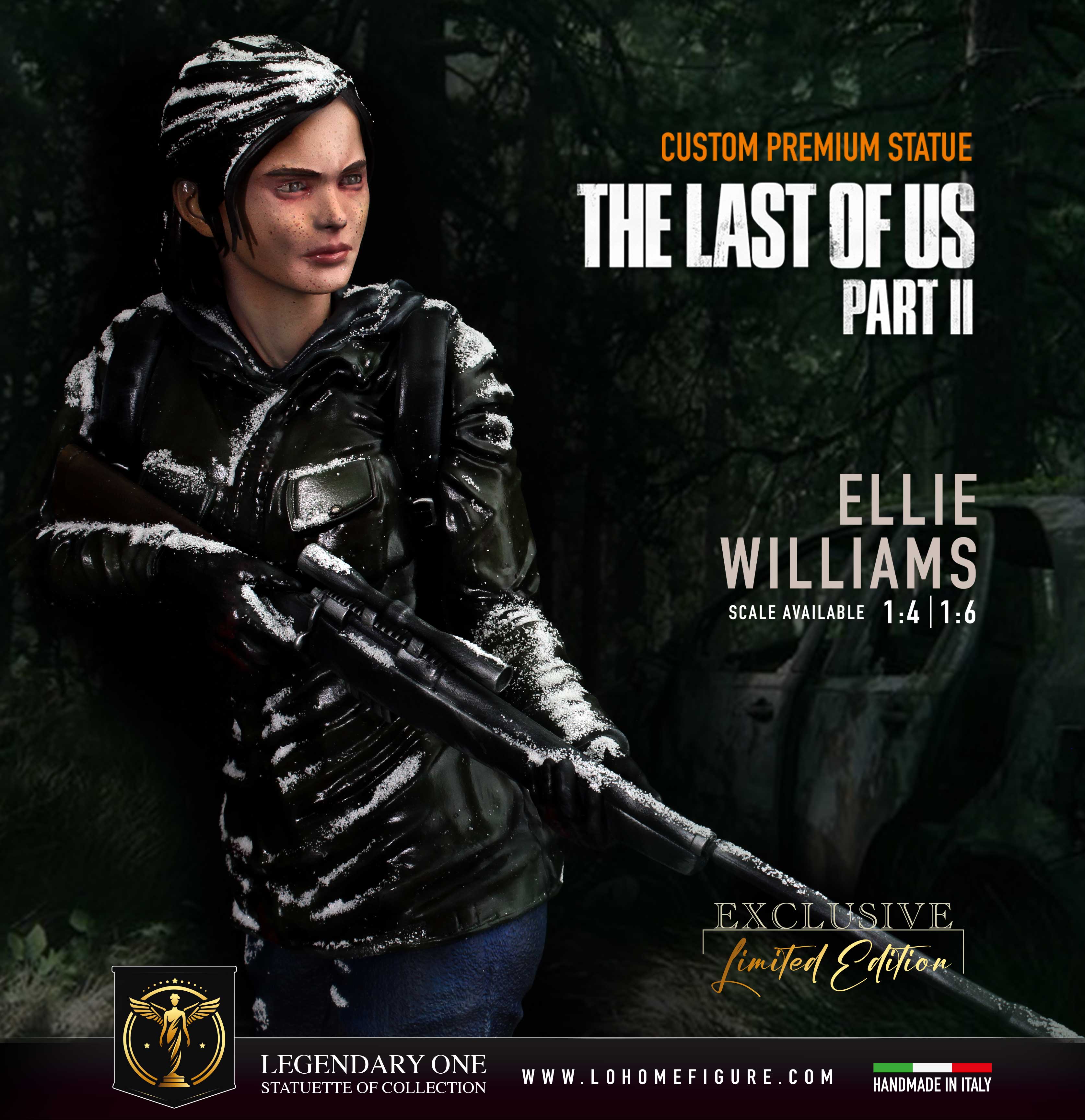 Ellie Williams Statua da collezione Esclusiva - The Last of Us Figure Limited Edition - scala 1:4
