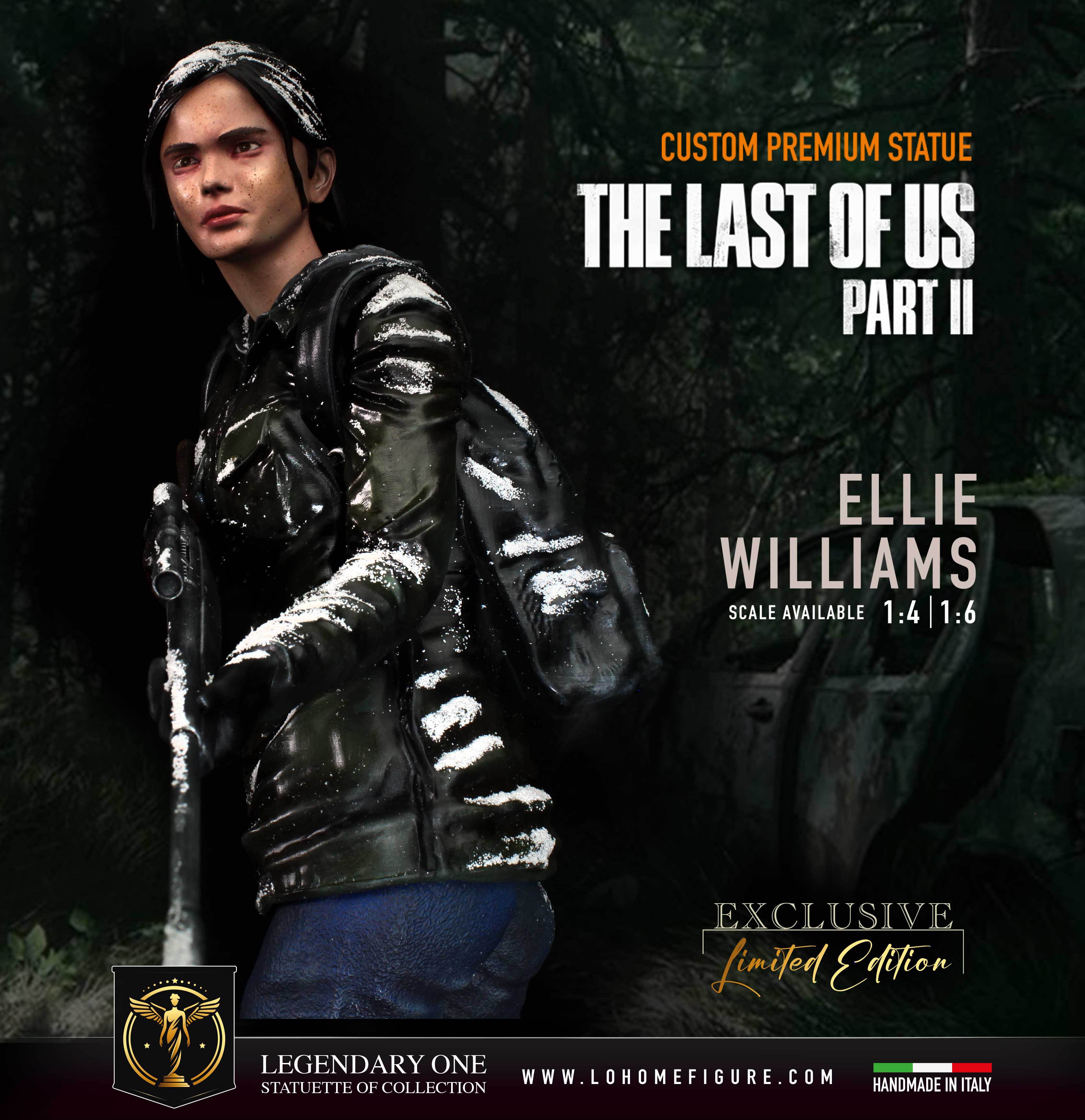 Ellie Williams Statua da collezione Esclusiva - The Last of Us Figure Limited Edition - scala 1:4