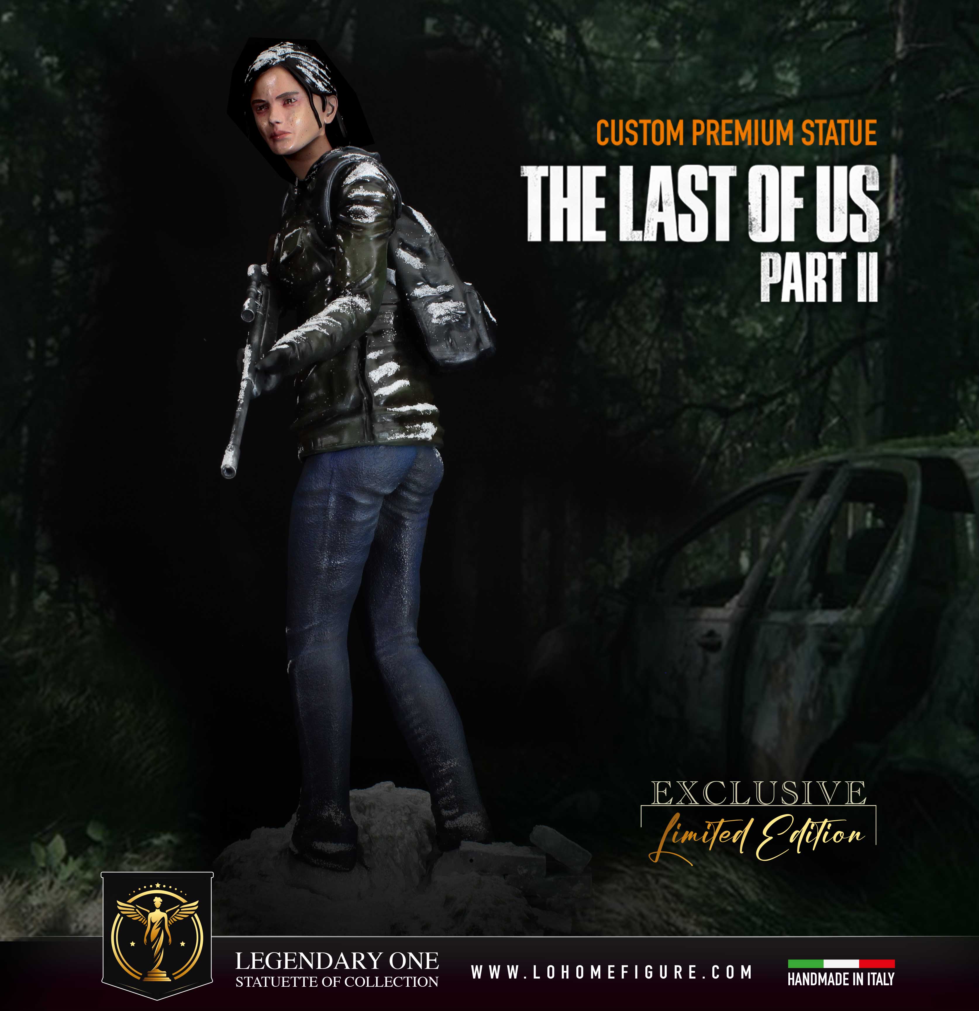 Ellie Williams Statua da collezione Esclusiva - The Last of Us Figure Limited Edition - scala 1:4