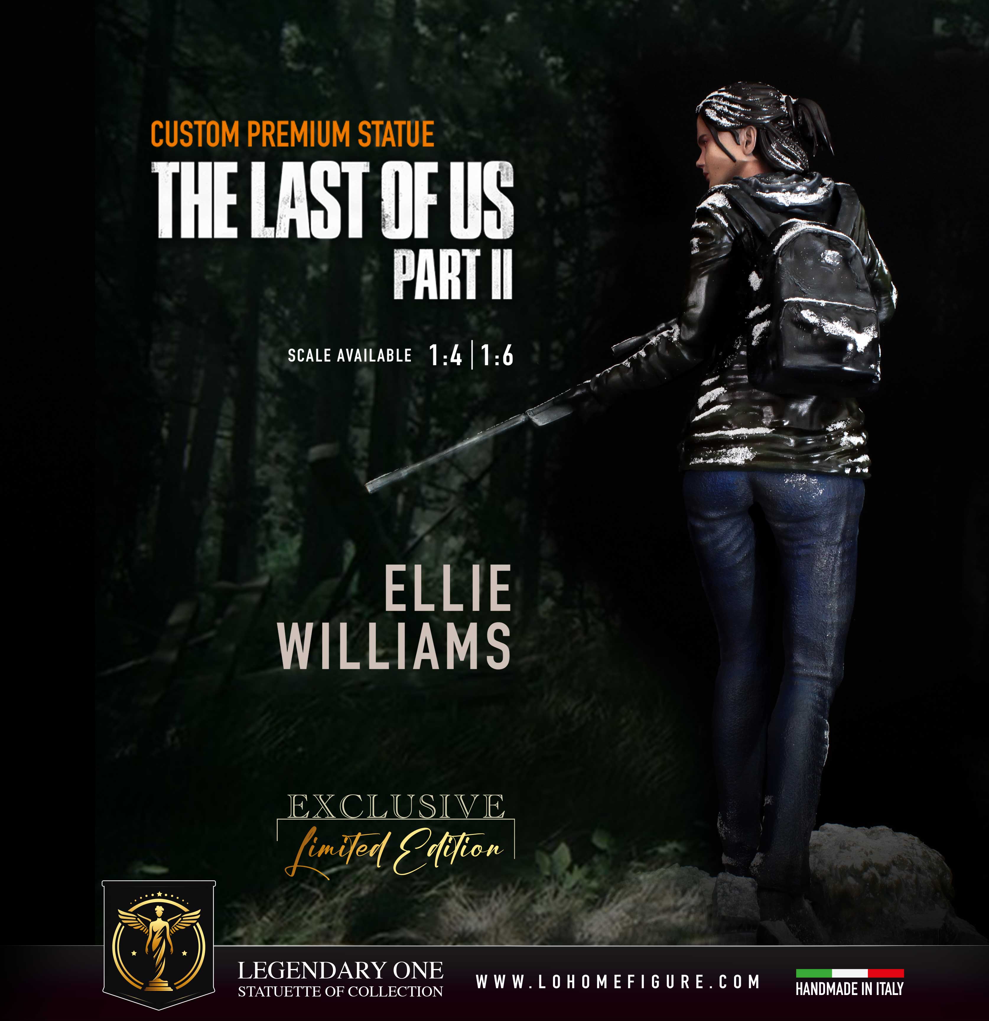 Ellie Williams Statua da collezione Esclusiva - The Last of Us Figure Limited Edition - scala 1:4