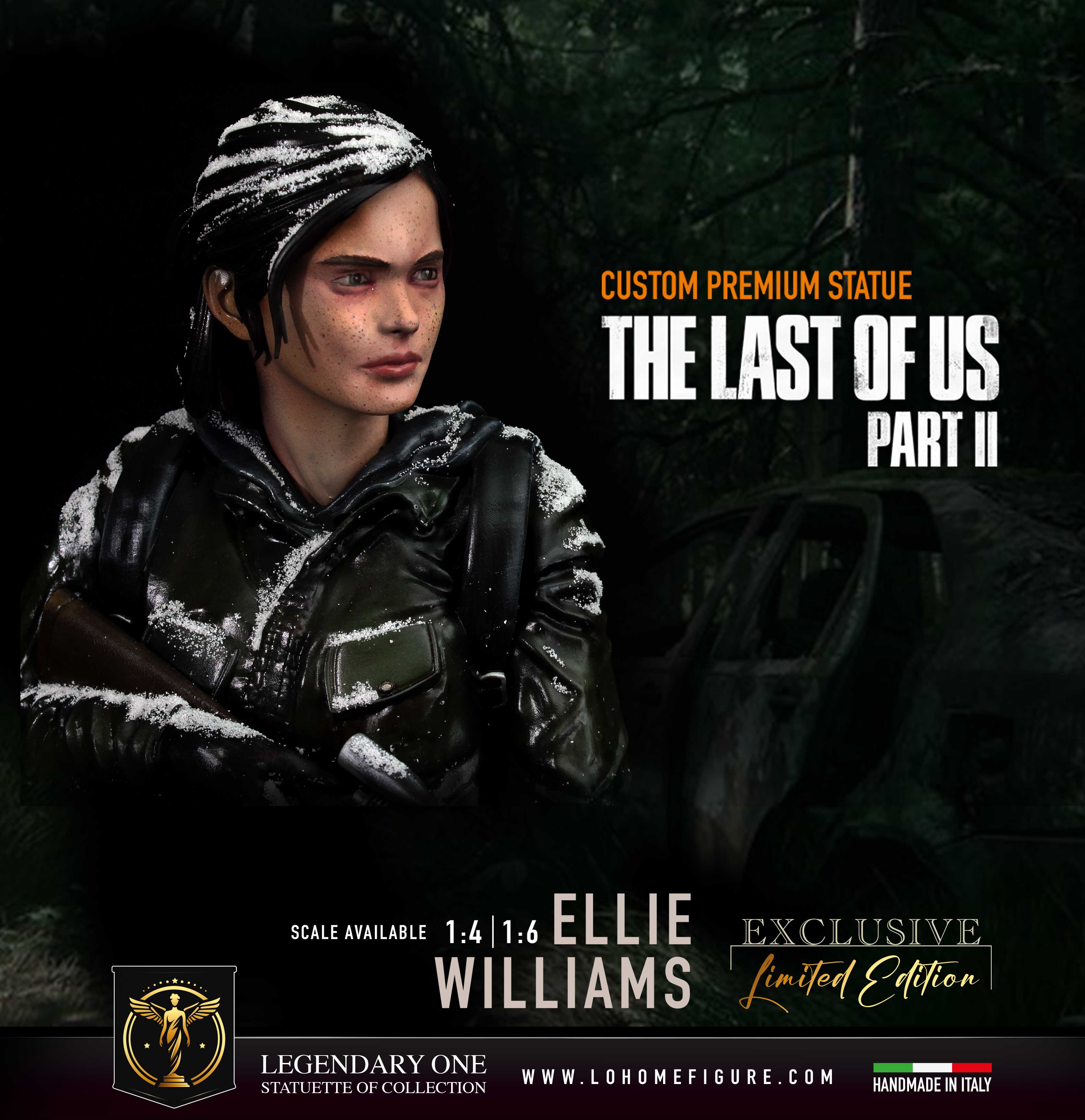 Ellie Williams Statua da collezione Esclusiva - The Last of Us Figure Limited Edition - scala 1:4
