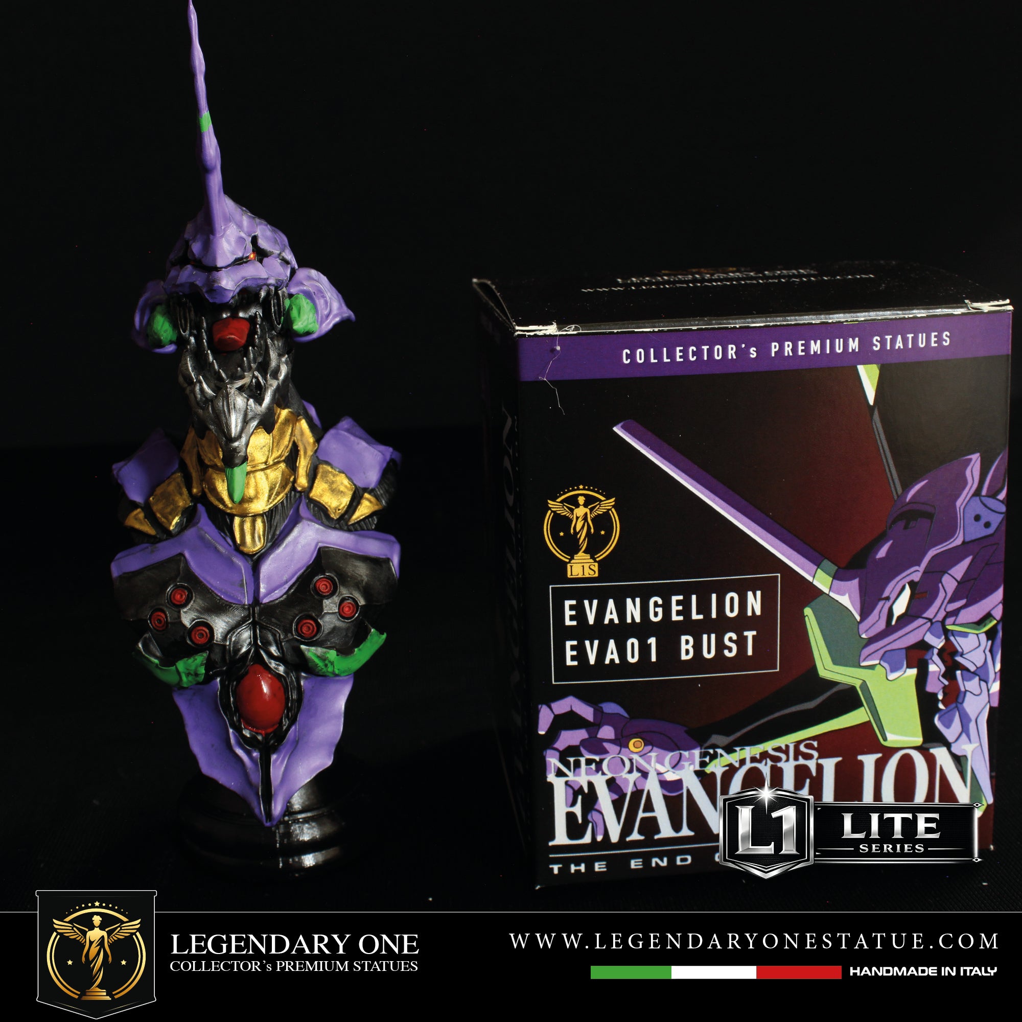 EVA 01 bust Figure - Evangelion Statua da Collezione