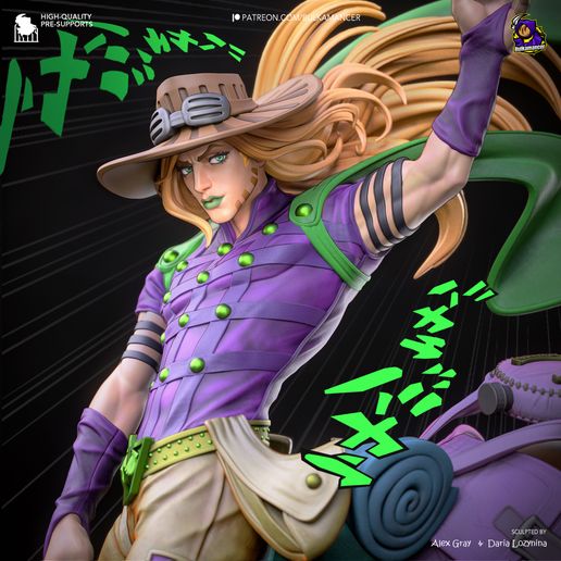 Gyro Steel Ball Run statua da collezione IceBreaker Series