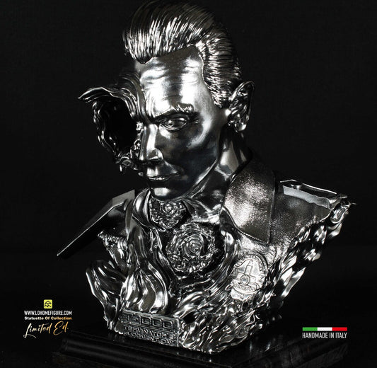 Terminator Busto T-1000 Statua, Liquid Metal Effect Glass, Terminator Gift  Action figure High Quality 12K Real Cinematic Effect