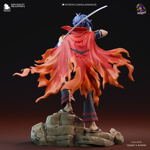 Kamina Gurren Lagann statua da collezione IceBreaker Series
