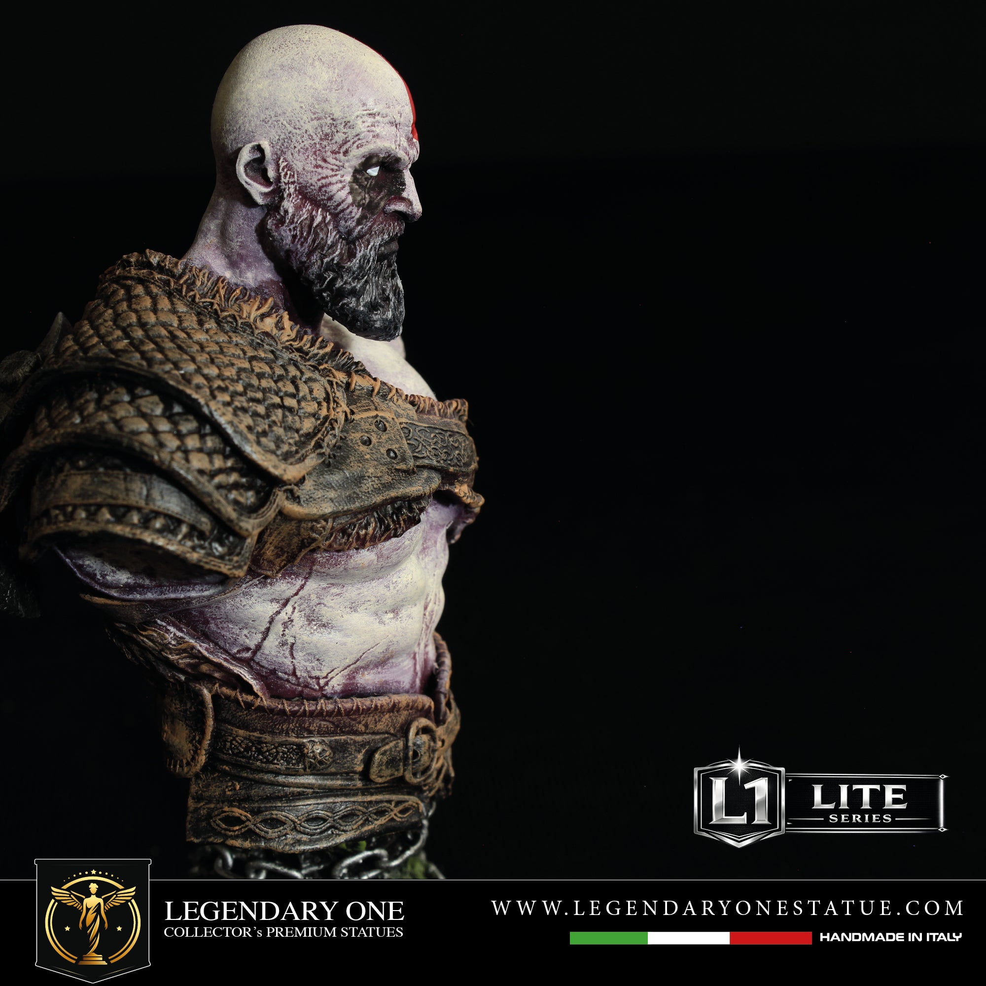 Kratos bust Figure - God of War Statua da Collezione