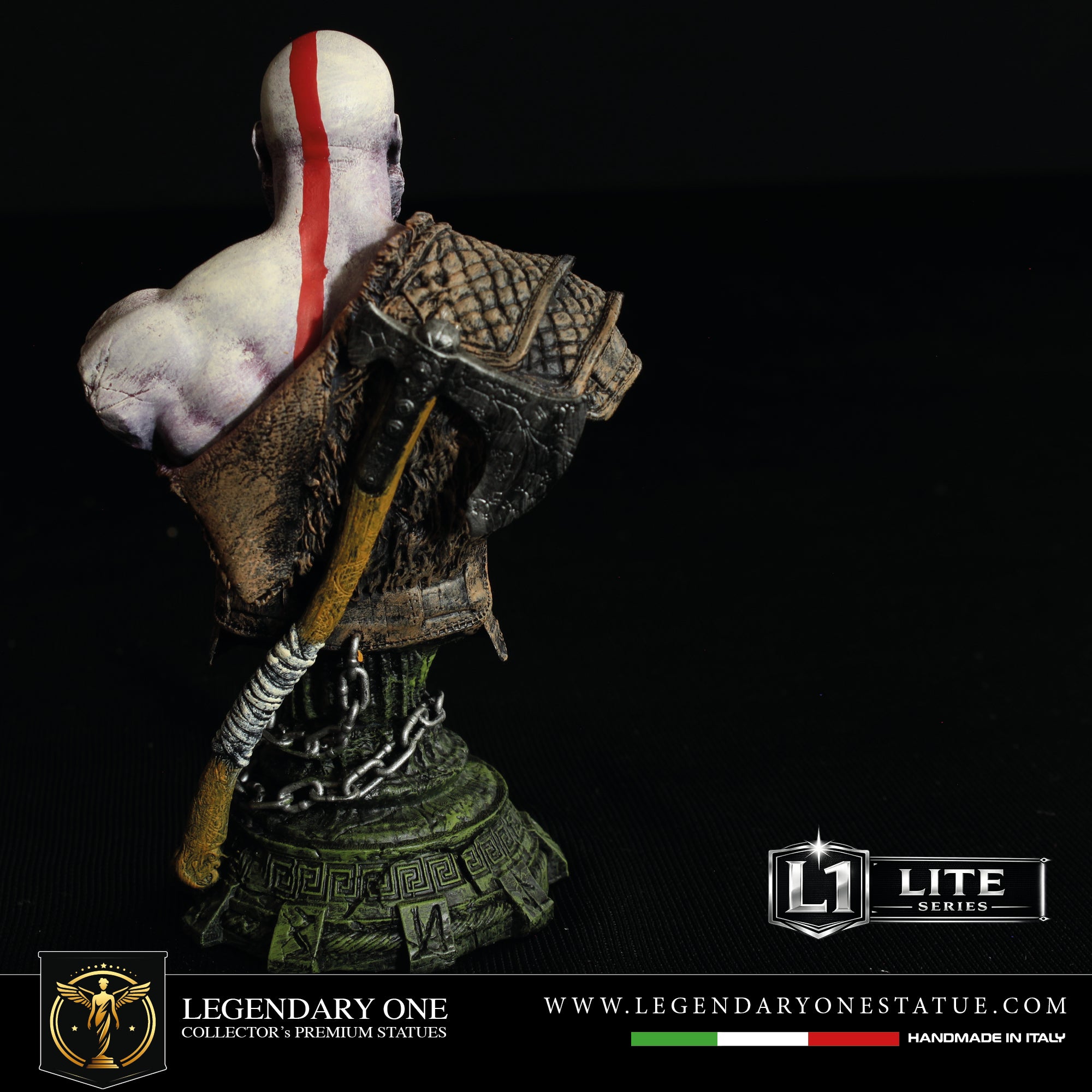 Kratos bust Figure - God of War Statua da Collezione
