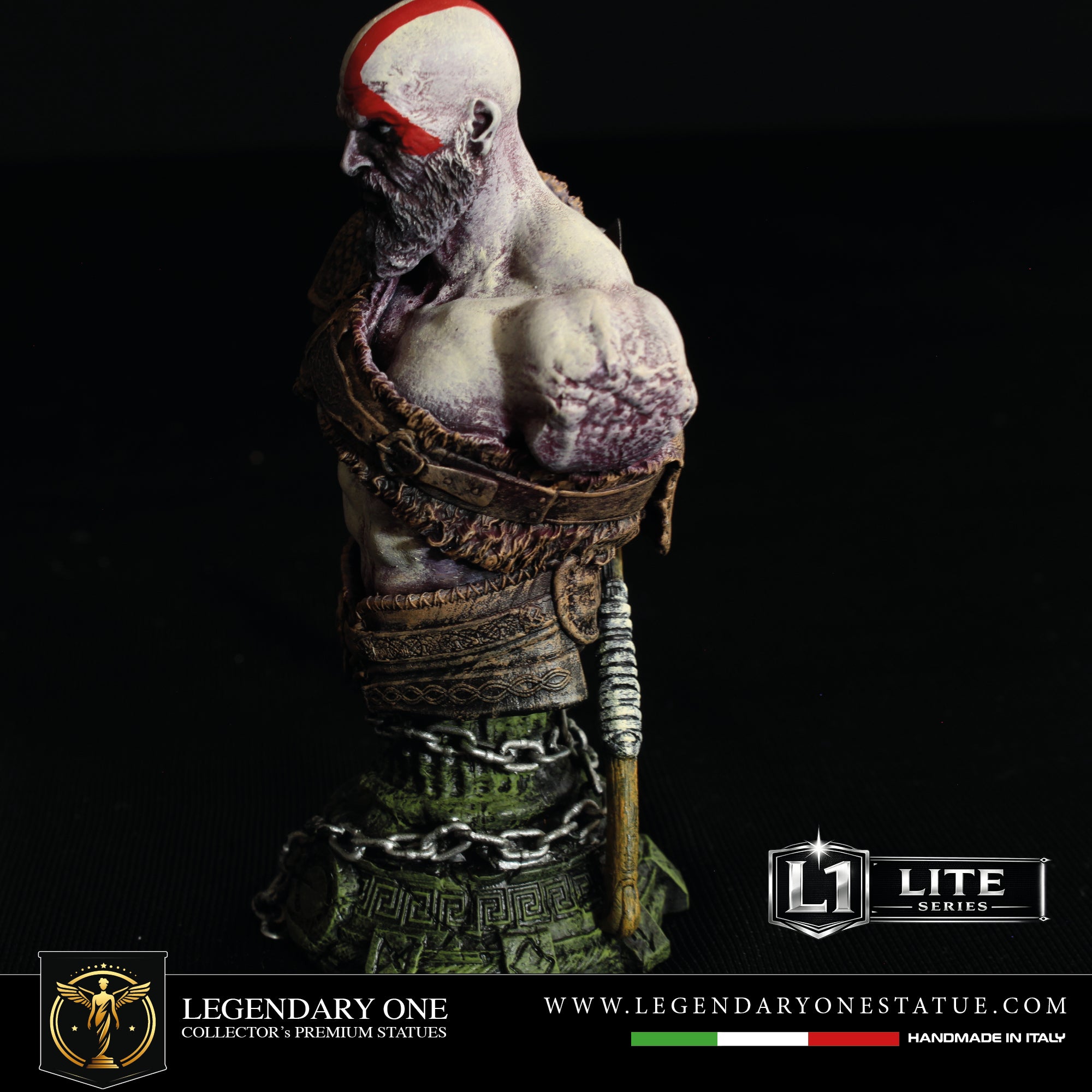 Kratos bust Figure - God of War Statua da Collezione