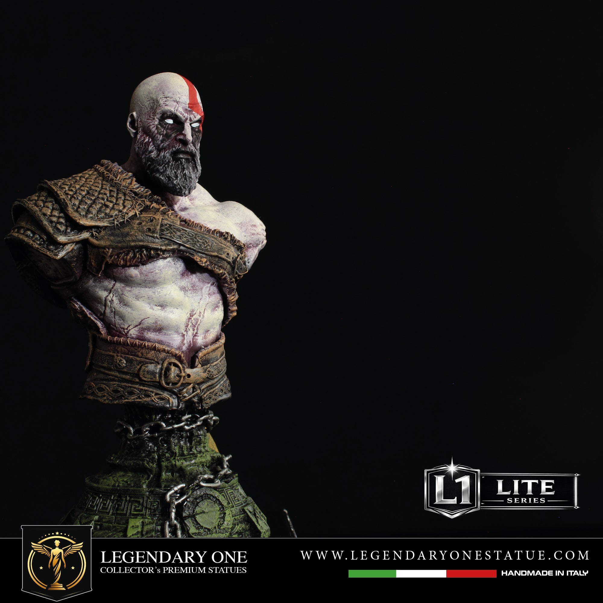 Kratos bust Figure - God of War Statua da Collezione