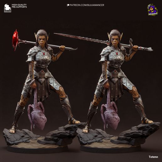 Lae'zel Baldur's Gate 3 statua da collezione IceBreaker Series