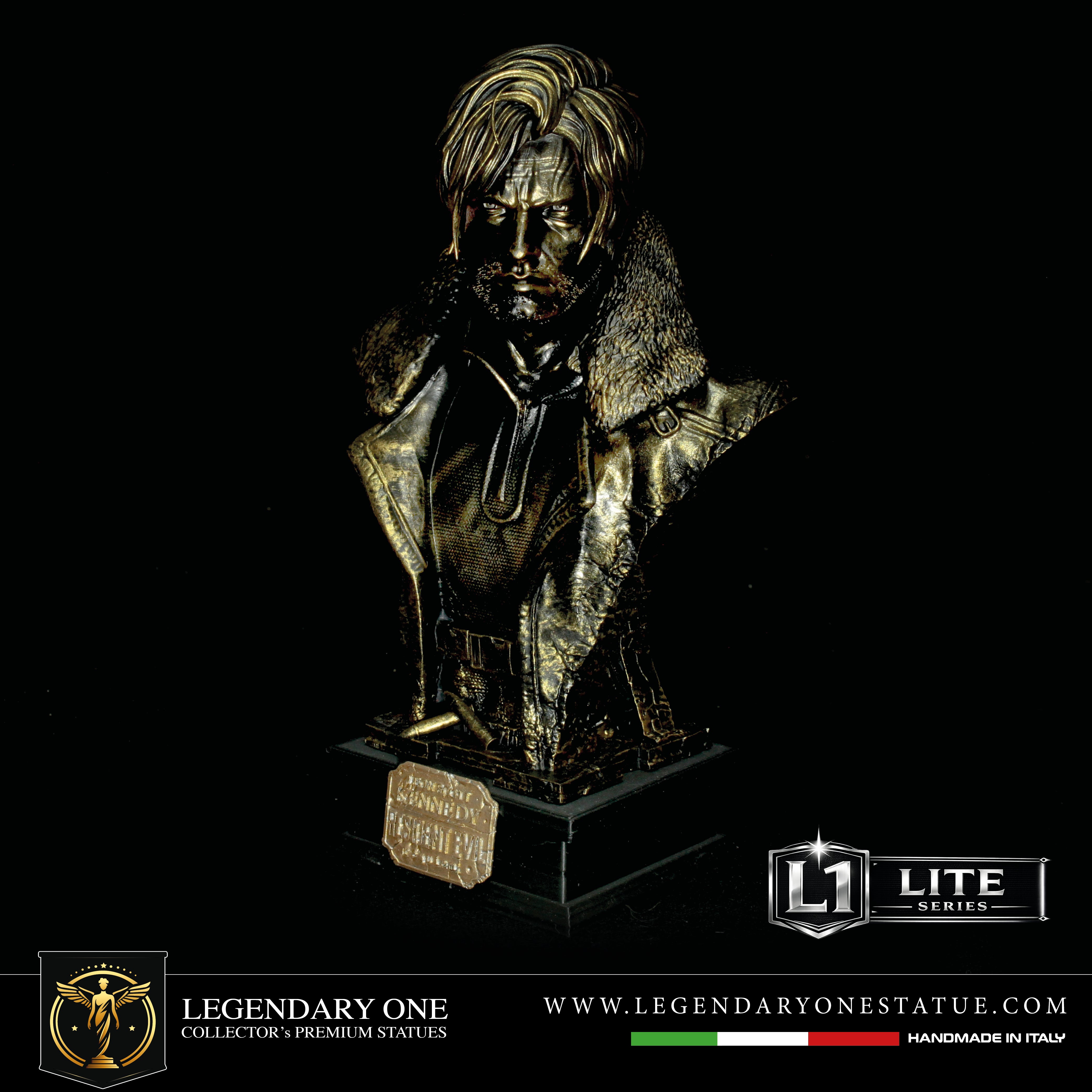 Leon S. Kennedy Bust Figure - Resident Evil Requiem Statua da Collezione