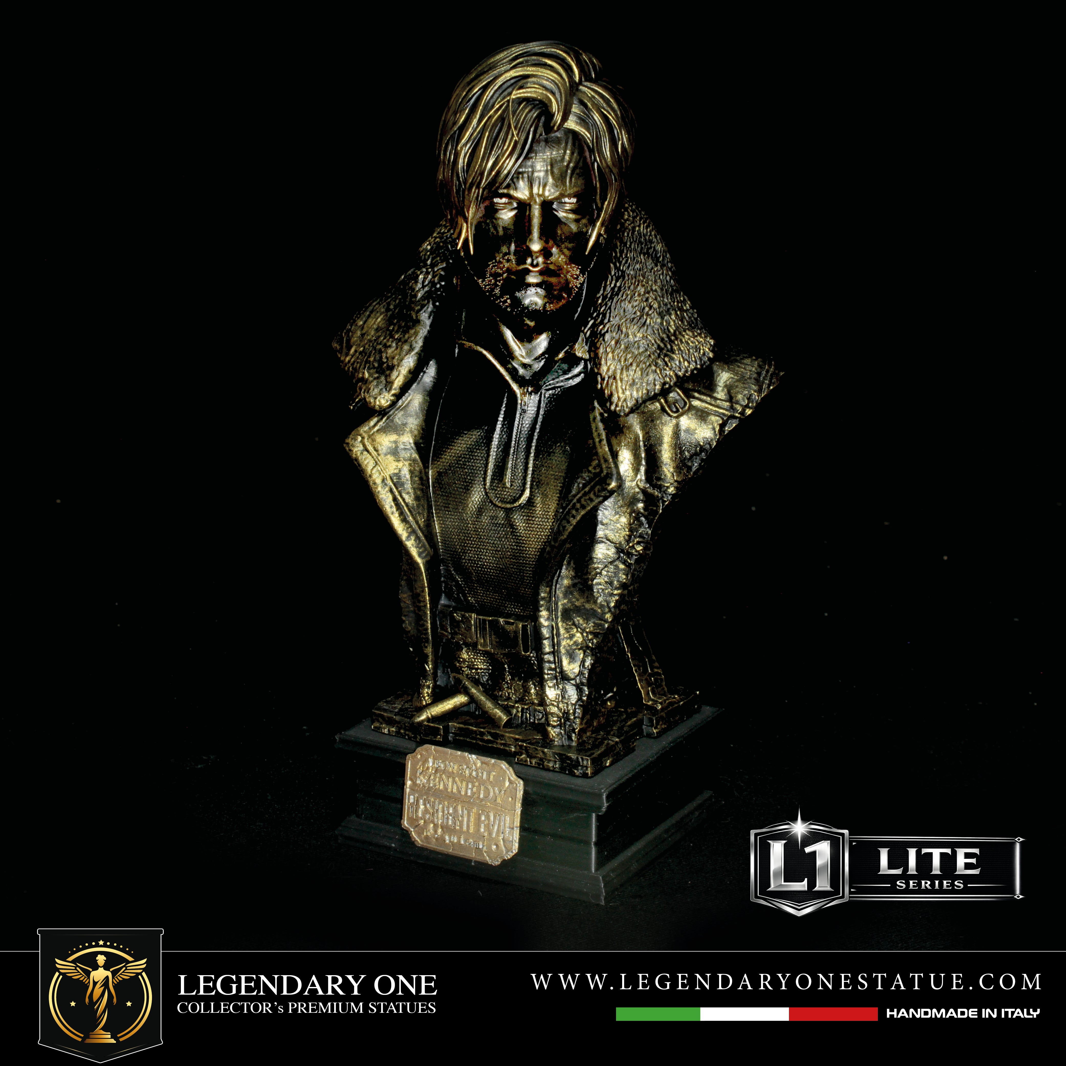 Leon S. Kennedy Bust Figure - Resident Evil Requiem Statua da Collezione