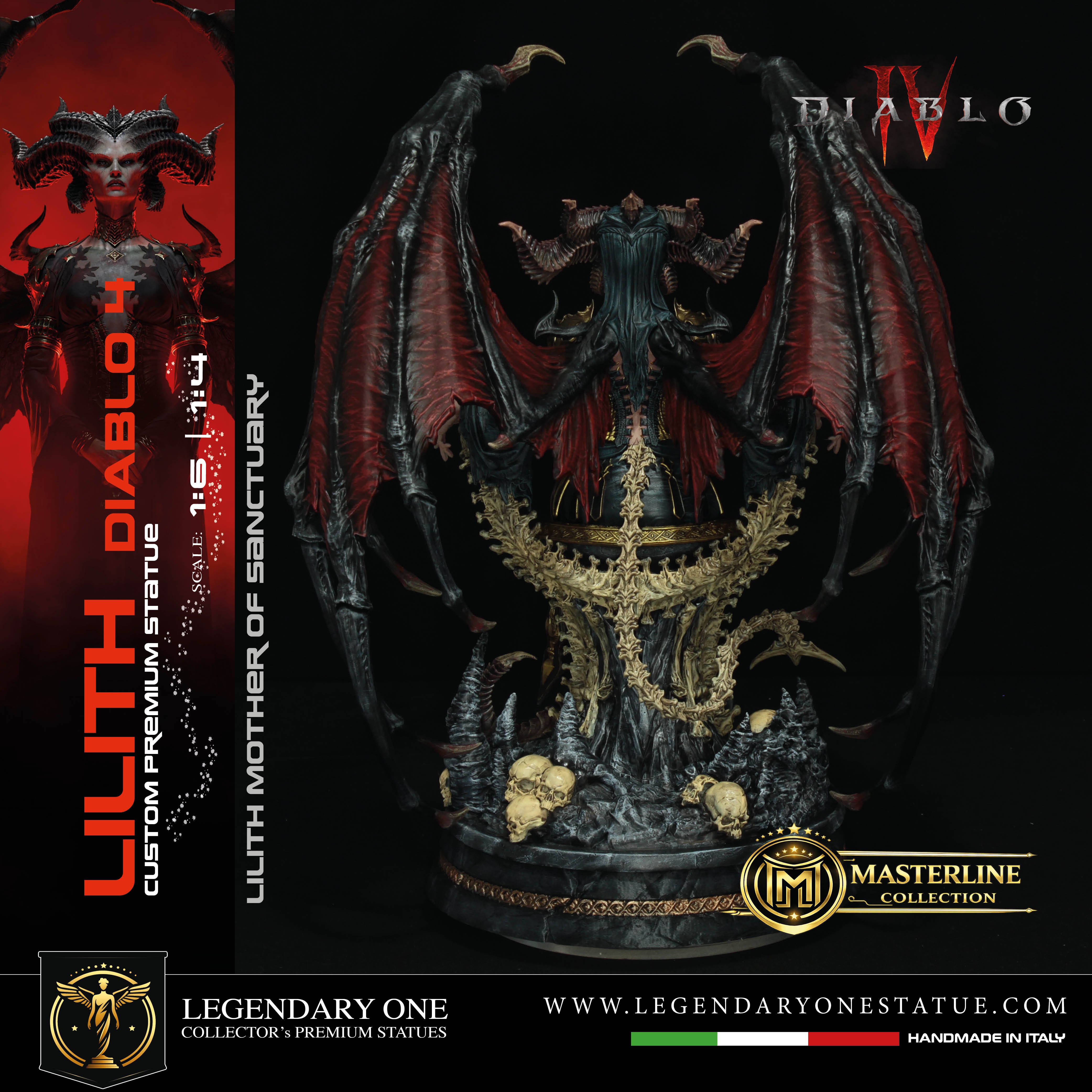 Lilith Statua da Collezione - Diablo IV Figure - Real Game Color - scala 1:6 / 1:4
