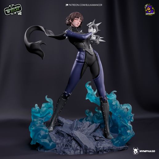 Makoto Persona 5 statua da collezione IceBreaker Series