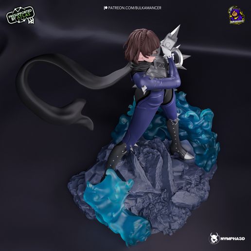 Makoto Persona 5 statua da collezione IceBreaker Series