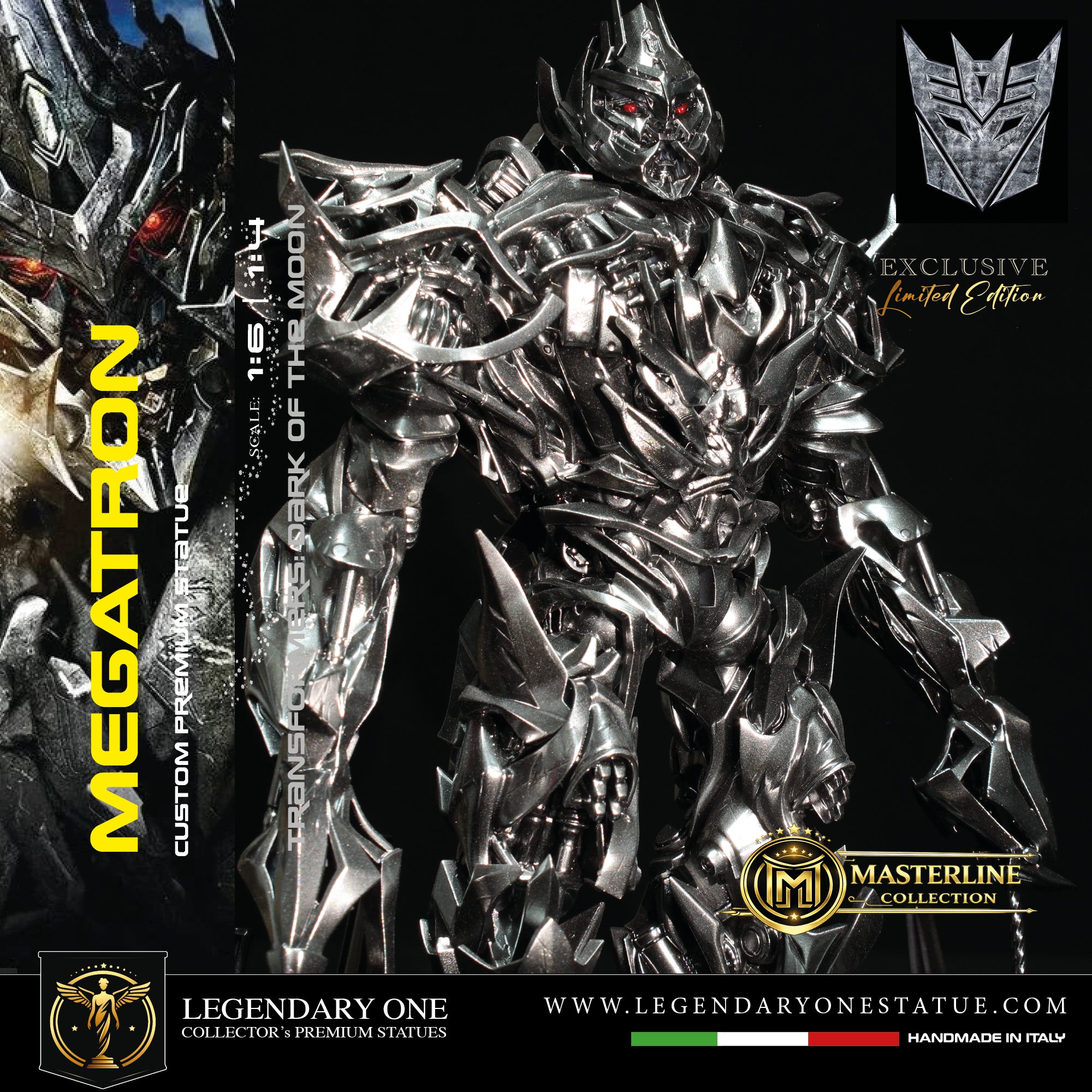 Megatron Ultimate figure - Transformers Statua esclusiva di Megatron Ultimate scala 1:4