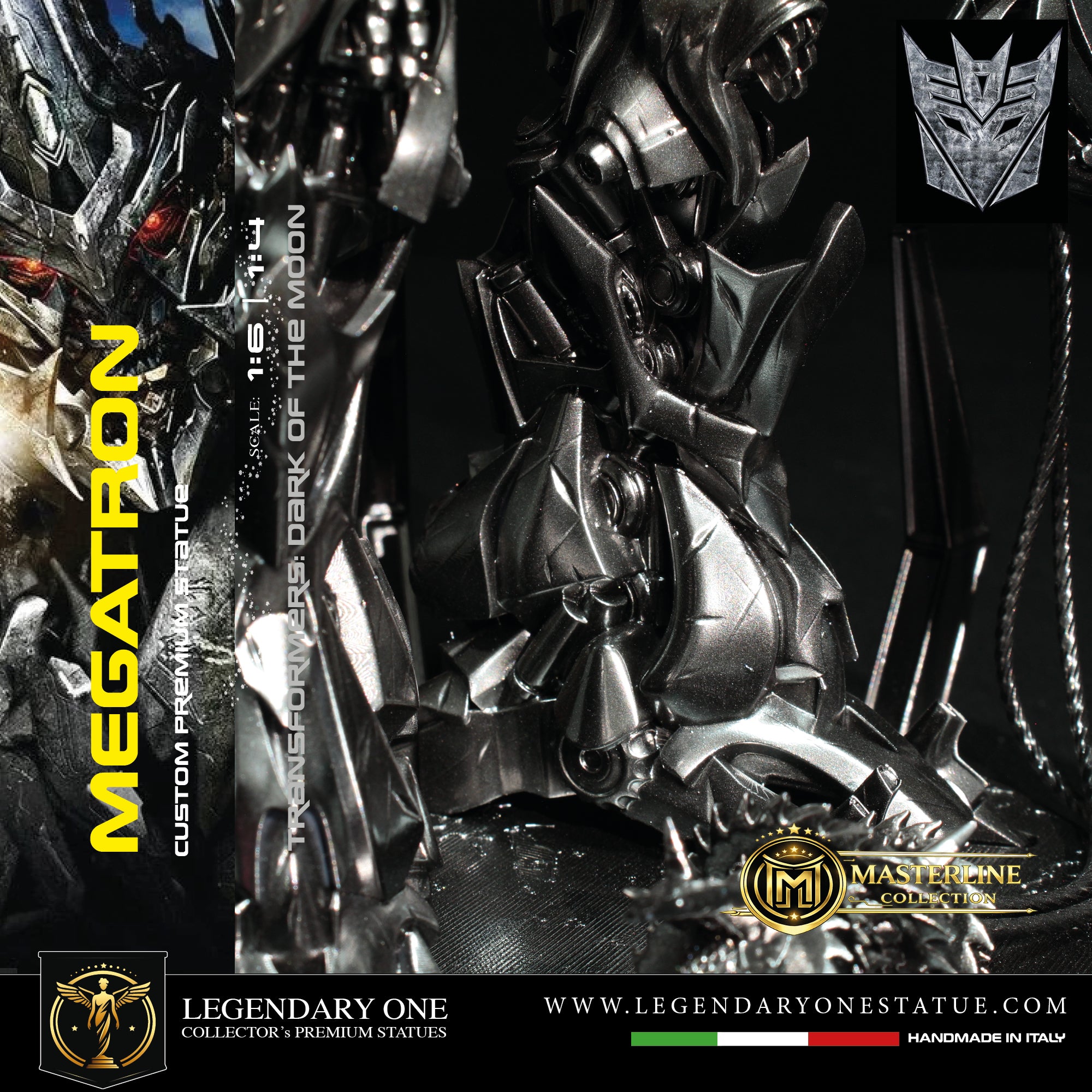 Megatron Ultimate figure - Transformers Statua esclusiva di Megatron Ultimate scala 1:4