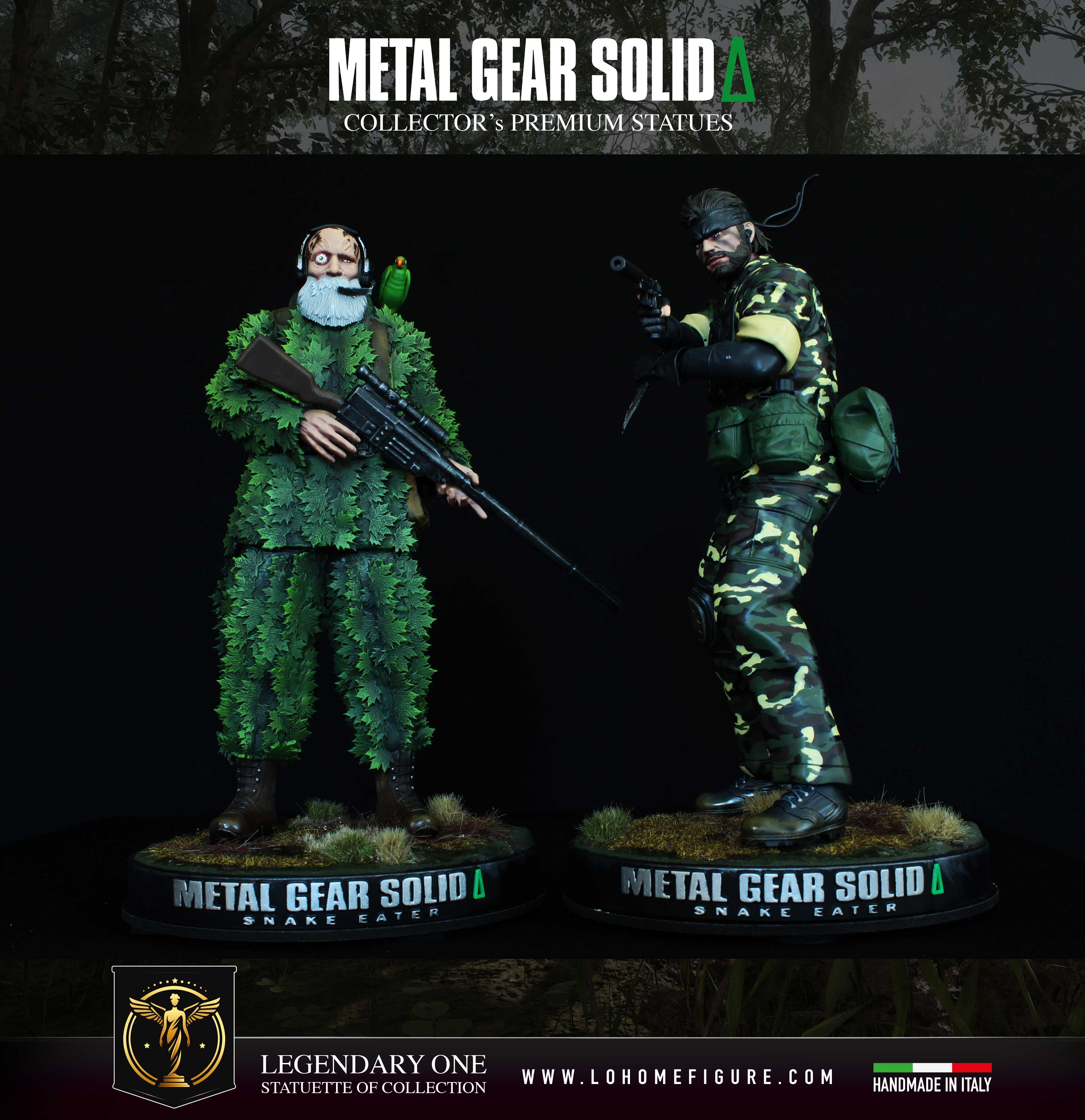 Metal Gear Solid Delta Figure – The End Statua da Collezione – Real Game Color – Sniper Legend Collector Limited Edition – Scala 1:4 / 1:6